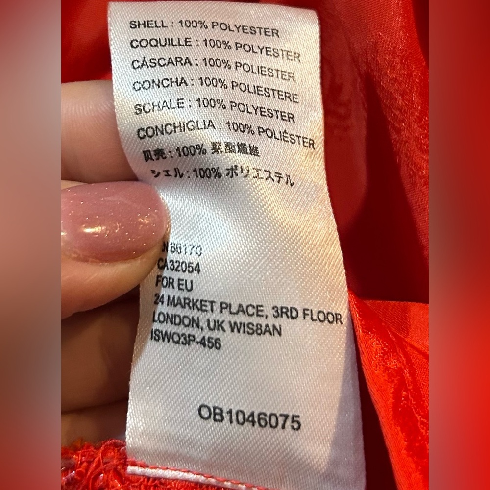 {Urban Outfitters} Red Satin Crop Top - Picture 6 of 8